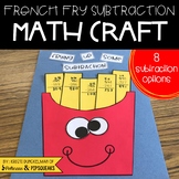 French Fry Subtraction Math Craft