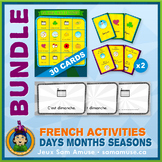 French Days Months Seasons • Booklets, Bingo & Card Games 