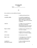 French Geography Grade 7 - Two Geography Tests