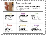 French Get to know you Jenga