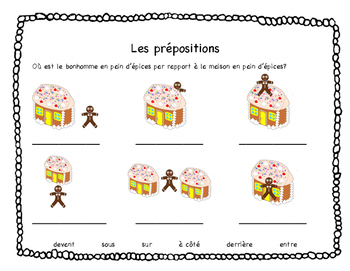 French Prepositions Worksheet Teachers Pay Teachers