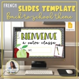 French Google Slides Templates - Back to School
