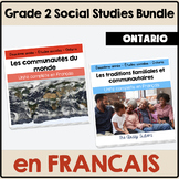 French Grade 2 Ontario Social Studies Bundle