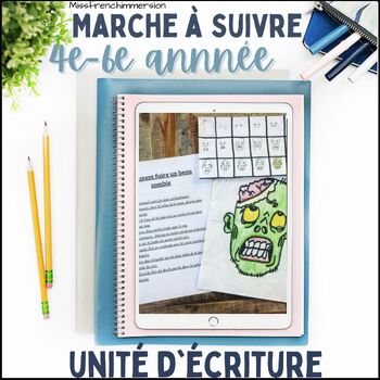 Preview of French Grade 4-6 Procedural Writing Unit - Unité d'écriture: Marche à suivre