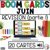 French Grammar Boom Cards - Grammaire - Révision A - JUIN - 2e