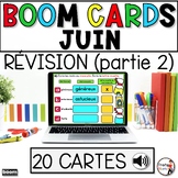 French Grammar Boom Cards - Grammaire - Révision B - JUIN - 2e