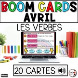 French Grammar Boom Cards - Les 6 verbes - AVRIL - 1re