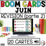 French Grammar Boom Cards - Révision B - Grammaire - JUIN - 1re