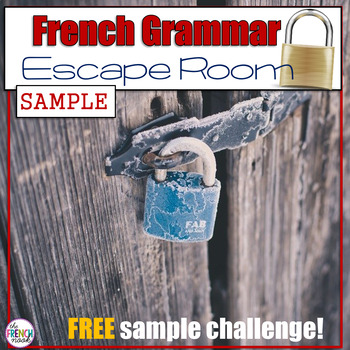 French Grammar Escape Room Sample