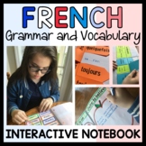 French Grammar Interactive Notebook with Scaffolded Notes 