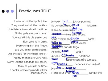 French Grammar Lecon 12 DF Blanc