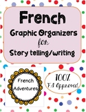 French Graphic Organizers for Story Writing