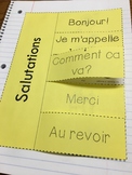 French Greetings Interactive Notebook