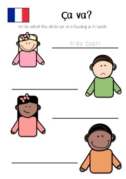 French - Greetings, Manners and Introductions - Worksheets by MuzMade