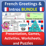 French Greetings Unit BUNDLE Greetings Farewells and Intro
