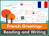 French Greetings Worksheet K to 6