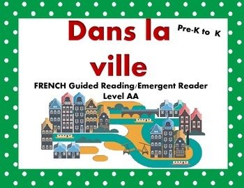 Preview of French Guided Reading In The City