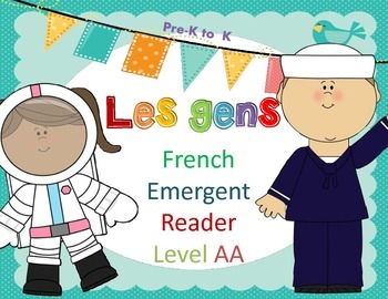 Preview of French Guided Reading People