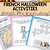 French Halloween Activities and Worksheets | Les activités