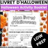 French Halloween Activity Booklet - Livret d'Halloween