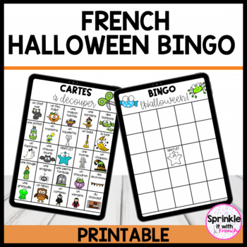 Preview of French Halloween Bingo | Bingo de l'Halloween