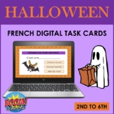 French Halloween Boom Cards: Vocabulary (2nd to 6th grades)
