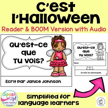 Preview of French Halloween - l'Halloween Costume Reader - Print & Digital with Audio