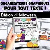 French Halloween Book Companion Graphic Organizers for Any
