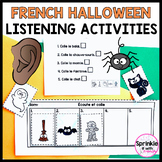 French Halloween Listening Activities | Les activités d'éc