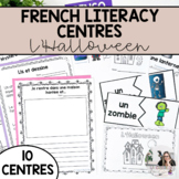 French Halloween Literacy Centres / Les centres de littéra