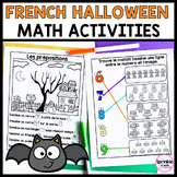 French Halloween Math Activities
