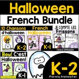 French Halloween No-Prep Reading Activities Bundle for Eme