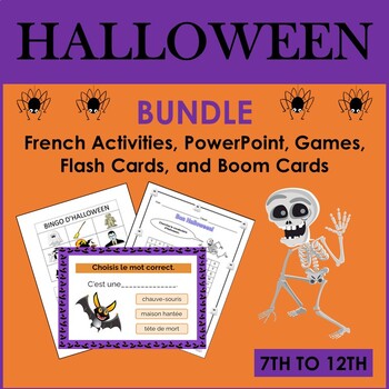 Preview of French Halloween Bundle (7th to 12th)