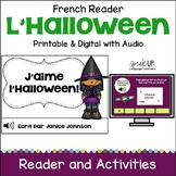 French Halloween Reader l'Halloween Activités en français 
