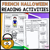 French Halloween Reading Activities | Les activités de lec