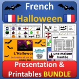French Halloween Unit BUNDLE L'Halloween Vocabulary Activi