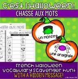 French Halloween Vocabulary Scavenger Hunt
