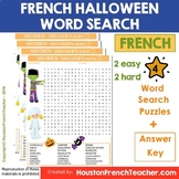 French Halloween Word Search (wordsearch) Activity - Activ