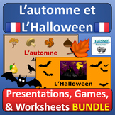French Halloween and Fall Autumn Thematic Units BUNDLE Act