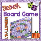 French Halloween vocabulary board game JEU DE SOCIÉTÉ