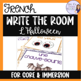 French Halloween vocabulary write the room ÉCRIS LA SALLE 