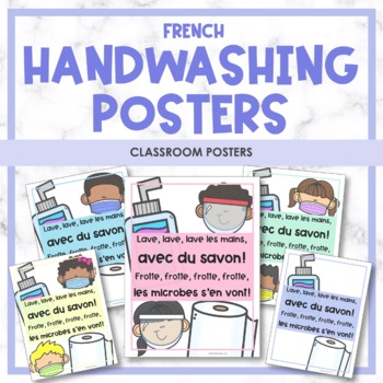 Preview of French Handwashing Posters