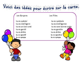 French Happy Birthday Bonne Fête Writing Activity For The Beginning Of The Year
