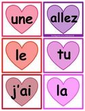 French Heart High Frequency Words (Valentine's Day)