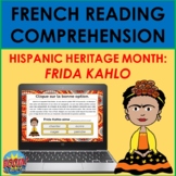 French Hispanic Heritage Month Reading Comprehension: Frid