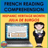 French Hispanic Heritage Month Reading Comprehension: Juli