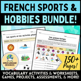 French Hobbies & Sports BUNDLE! [Les sports et les passe-temps]