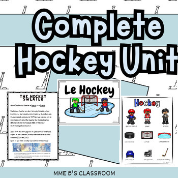 Preview of French Hockey Unit - Readers and Activities