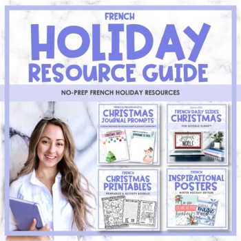 Preview of French Holiday Resource Guide
