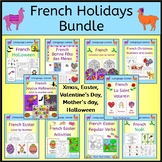 French Holidays Bundle - Xmas, Easter, Valentines day, Mot